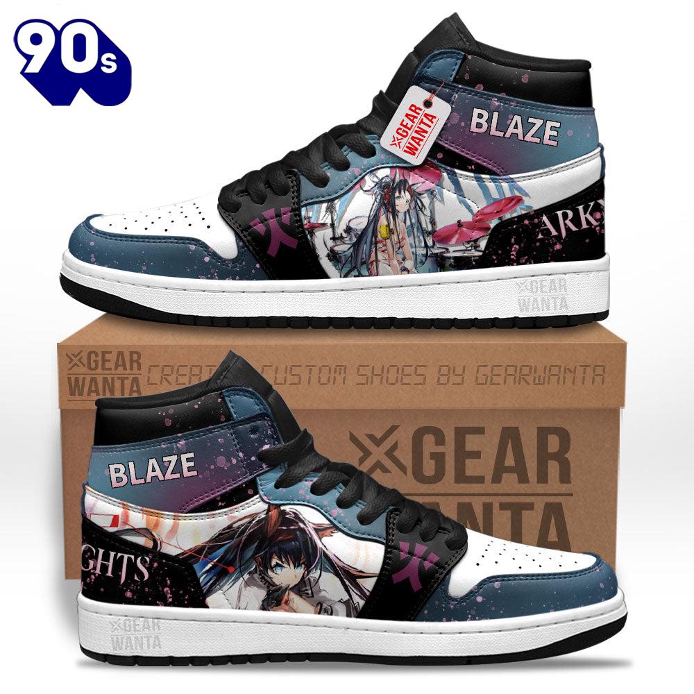 Blaze Skin J1-Sneakers Custom Shoes MN040 Blaze Skin J1-Sneakers Custom Shoes MN040