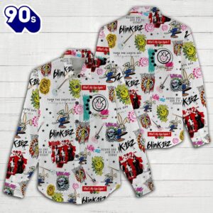 Blink-182 3D Linen Shirt For…