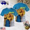 Blondie Atomic All Over Print T Shirt, Viral 3D Music Tee