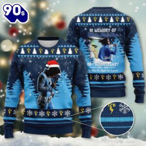 Blue Christmas Elvis Presley 3D Ugly Sweater Gift Xmas