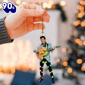 Blue Suit Elvis Acrylic Ornament…
