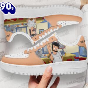 Bob Belcher Bob's Burger Custom Air Sneakers