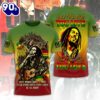 Bob Marley 3D Apparel Gift For Fans Rock Music 3D Shirt