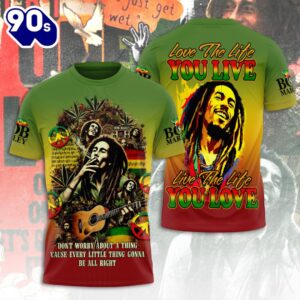 Bob Marley 3D Apparel Gift…