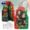 Bob Marley 3D Down Vest Christmas For Fans – Music Sleeveless Down Jacket