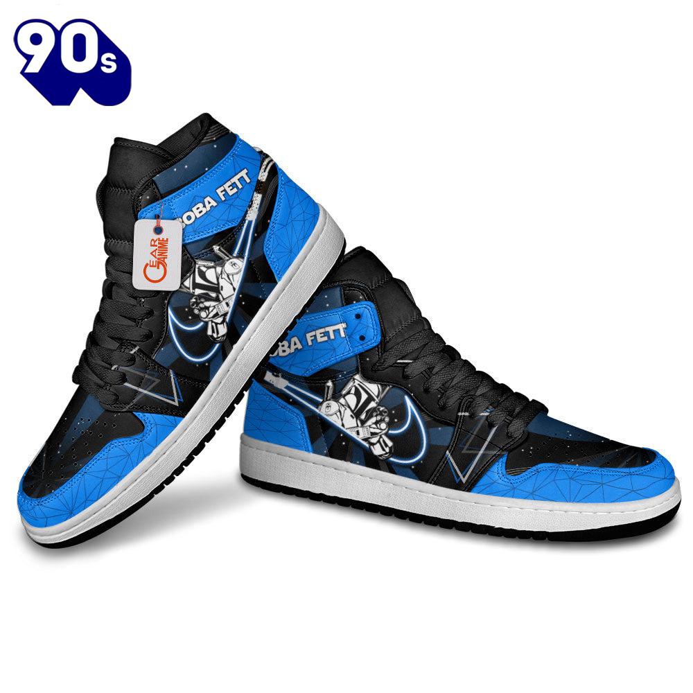Boba Fett J1 Sneakers Custom For Fans Boba Fett J1 Sneakers Custom For Fans