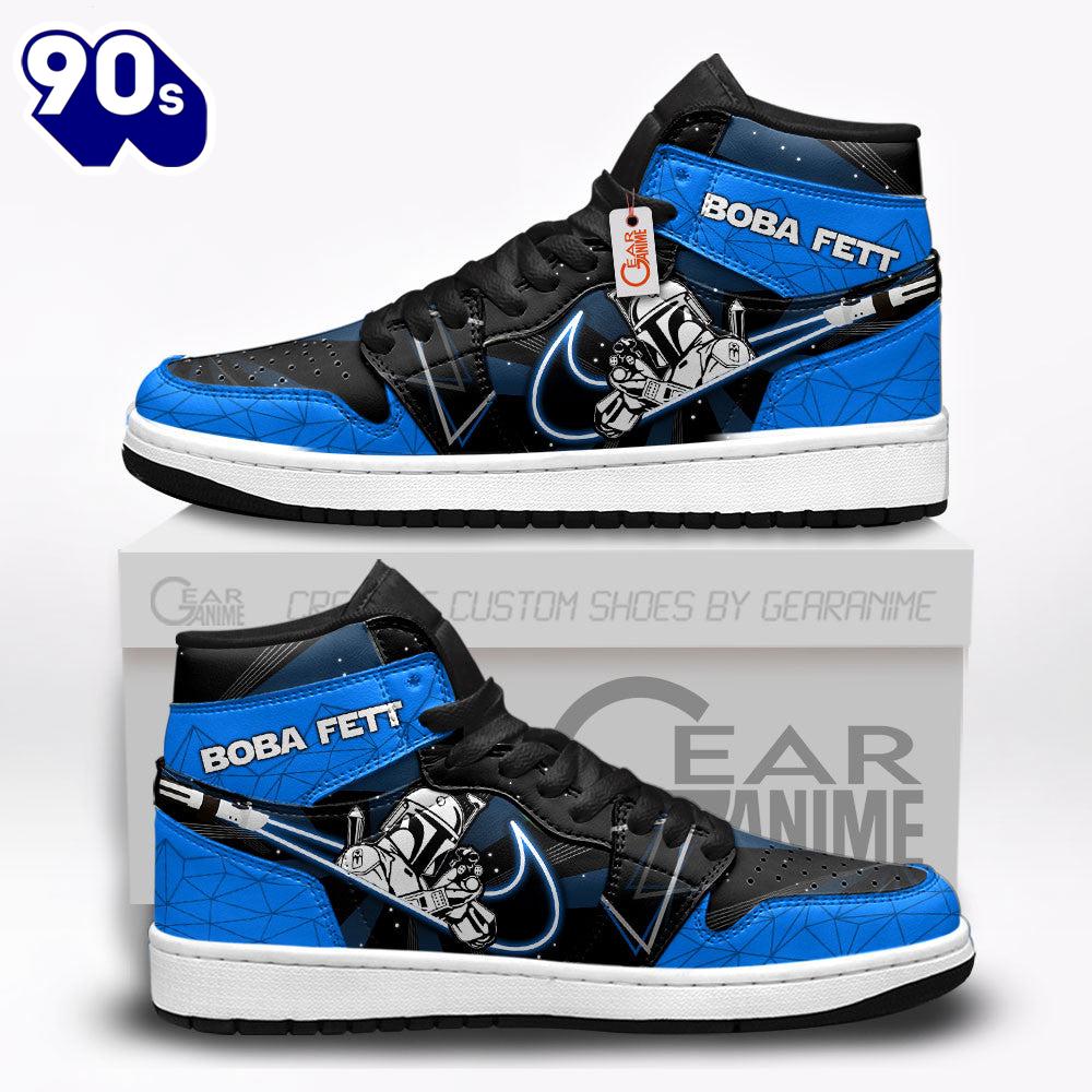 Boba Fett J1 Sneakers Custom For Fans Boba Fett J1 Sneakers Custom For Fans