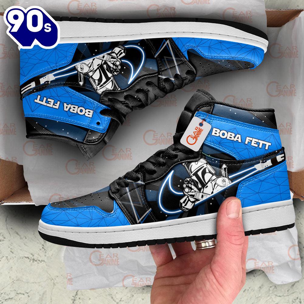 Boba Fett J1 Sneakers Custom For Fans Boba Fett J1 Sneakers Custom For Fans