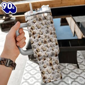 Bolognese Dog Tumbler 40OZ For&hellip;