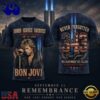 Bon Jovi 343 Tribute Twin Towers September 11 3D Shirt, Viral 3D Music Tee