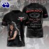 Bon Jovi 3D Apparel Gift For Fans Rock Music 3D Shirt