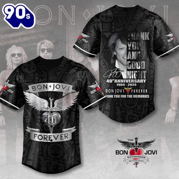 Bon Jovi Baseball Jersey