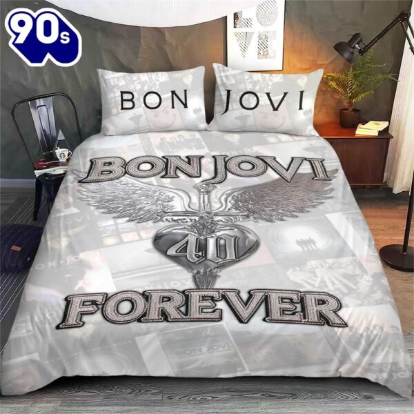 Bon Jovi Christmas For Fans Bedding Set Decor Home