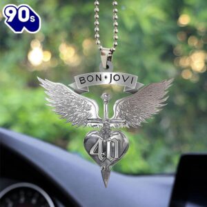 Bon Jovi Decor Christmas  Acrylic Car Ornament, Christmas Ornament Christmas Day Bon Jovi Decor Christmas  Acrylic Car Ornament, Christmas Ornament Christmas Day