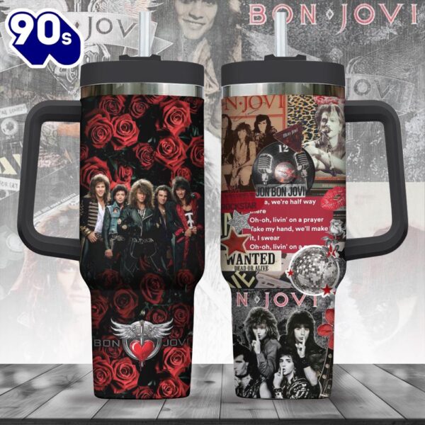 Bon Jovi New Trend 40oz Tumbler
