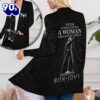 Bon Jovi Women’s Patch Pocket Cardigan For Fans
