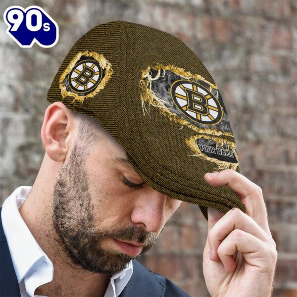 Boston Bruins Jeff Cap Custom Your Name