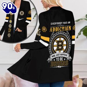 Boston Bruins Women’s Patch Pocket Cardigan For Fans