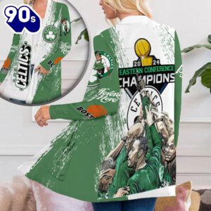Boston Celtics Women’s Patch Pocket Cardigan For Fans