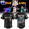 Boston Red Sox Stray Cats 2026 US Tour Inspired Baseball Jersey