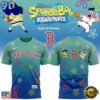 Boston Red Sox x SpongeBob SquarePants Night at Fenway 2026 T Shirt, Viral 3D Music Tee