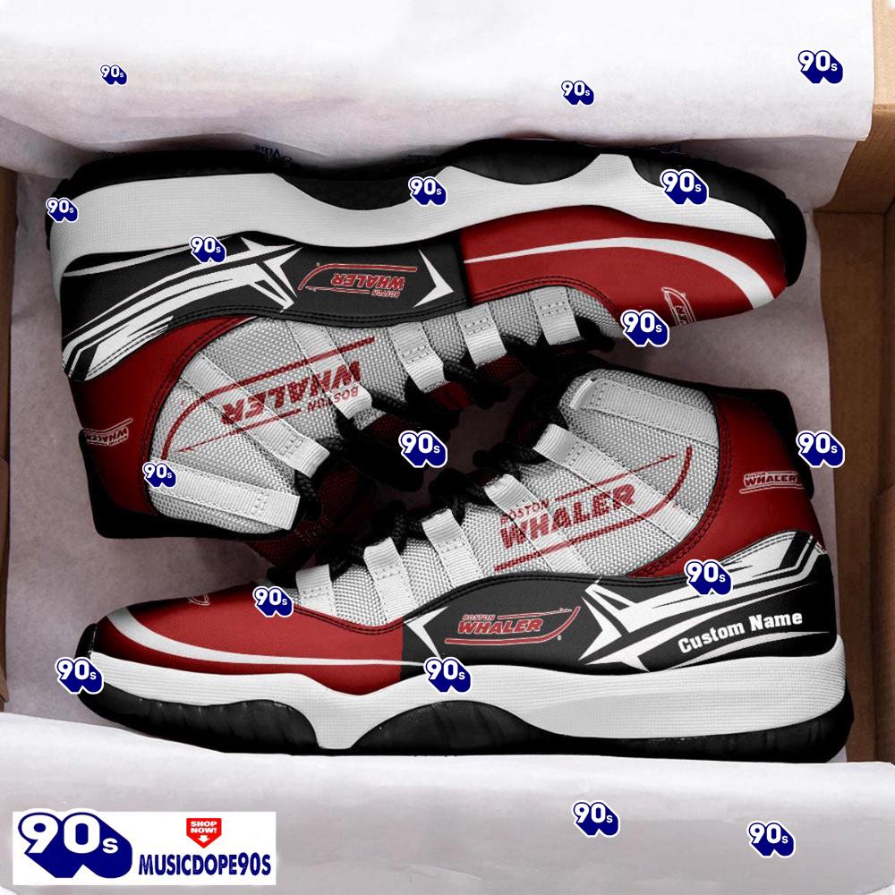 Boston Whaler Custom Name Air Jordan 11 Sneakers Vintage Shoes Boston Whaler Custom Name Air Jordan 11 Sneakers Vintage Shoes
