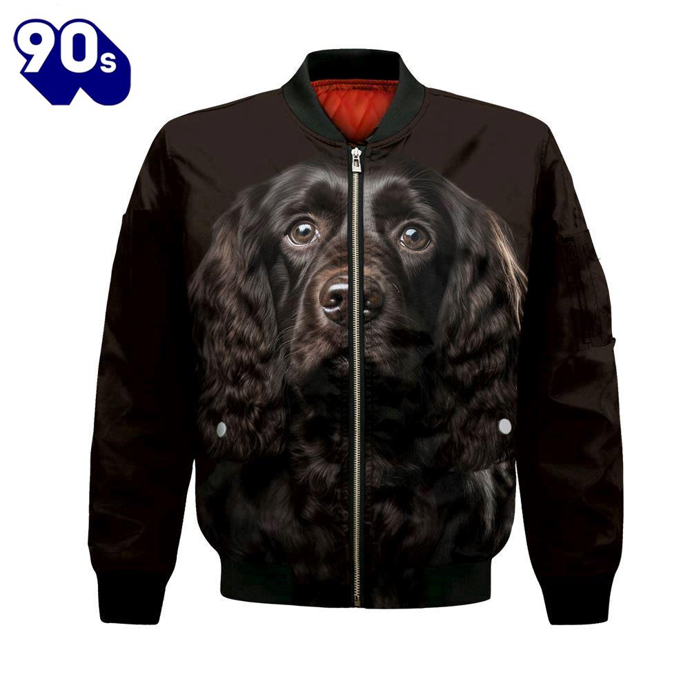 Boykin Spaniel AI - Unisex 3D Graphic Bomber Jacket Boykin Spaniel AI - Unisex 3D Graphic Bomber Jacket