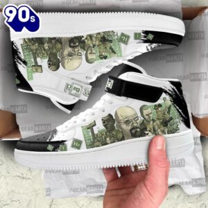 Breaking Bad High Top Air Force Shoes Custom Sneakers