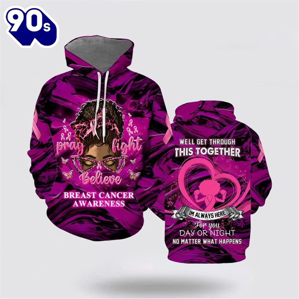 Breast Cancer Awareness Husband Love All Over Print Hoodie Breast Cancer Awareness Husband Love All Over Print Hoodie