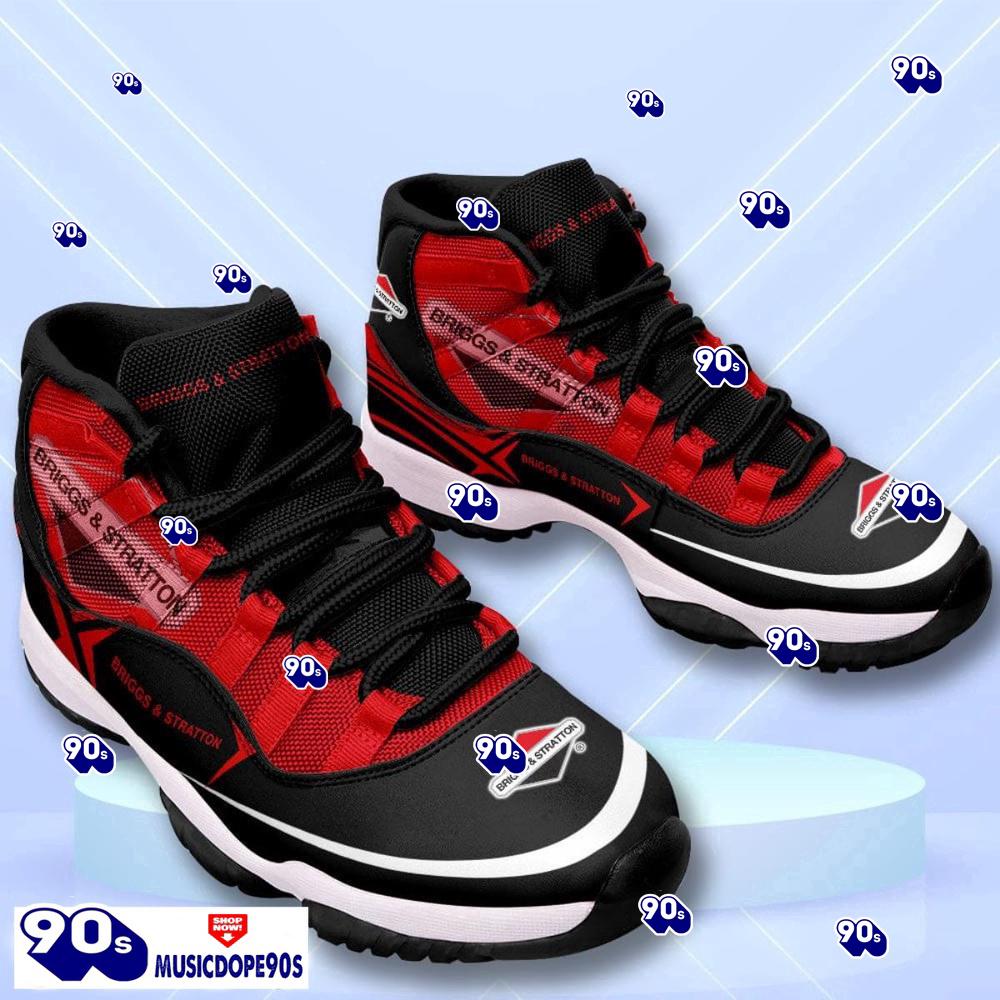 Briggs&Stratton Custom Name Air Jordan 11 Sneakers Vintage Shoes Briggs&Stratton Custom Name Air Jordan 11 Sneakers Vintage Shoes