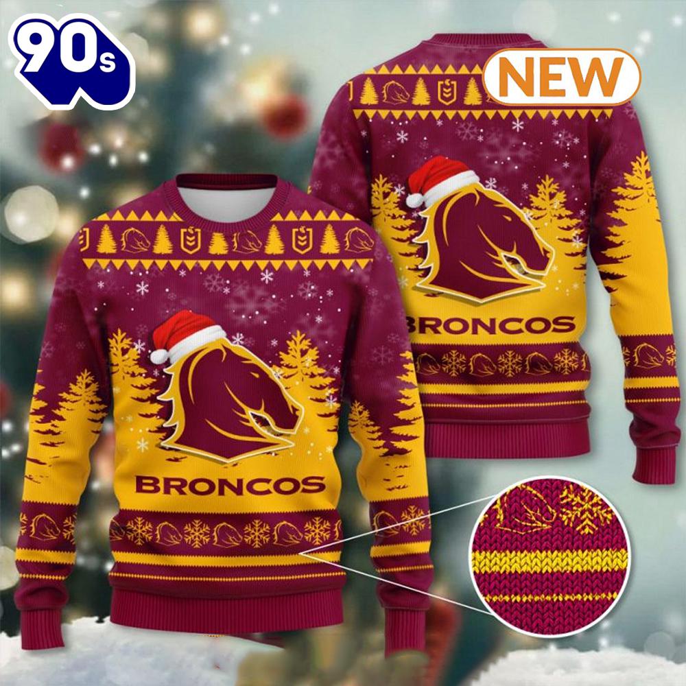 Brisbane Broncos Ugly Sweater Brisbane Broncos Ugly Sweater