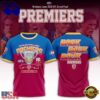 Brisbane Lions 2026 AFL Premiers Three Peat New Design 3D Shirt, Sport Trend 3D Shirt