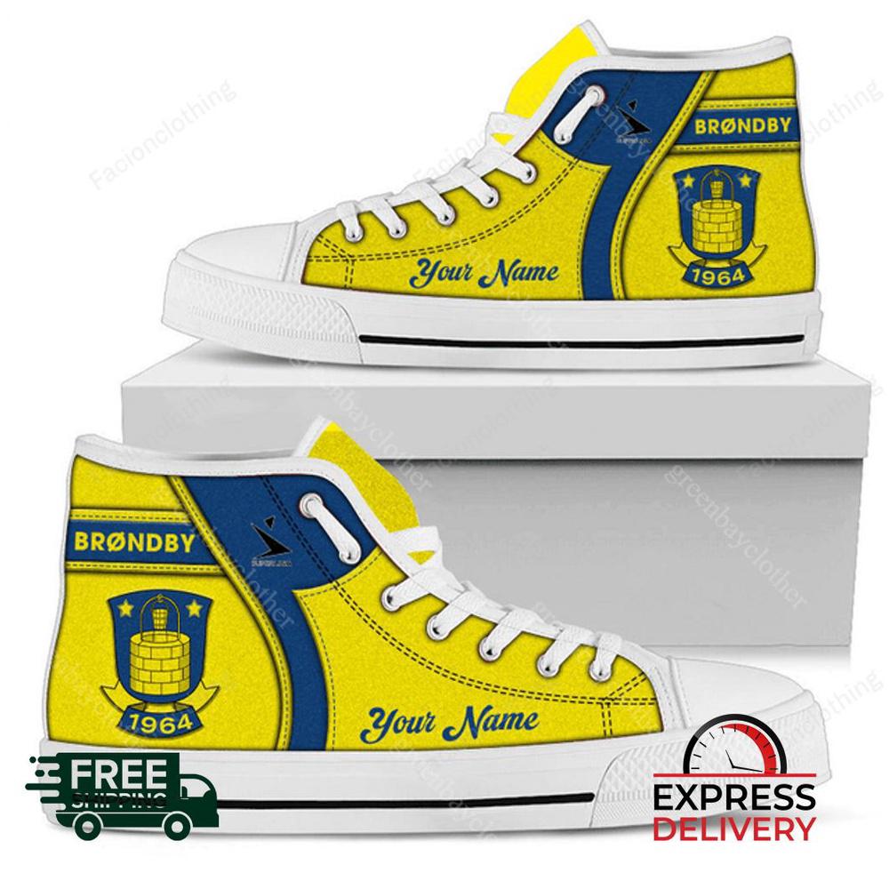 Brondby Personalized High Top Canvas Shoes Brondby Personalized High Top Canvas Shoes