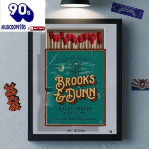 Brooks And Dunn For In Austin Texas At Moody Center March 14 2025 Matchboxwork Canvas
