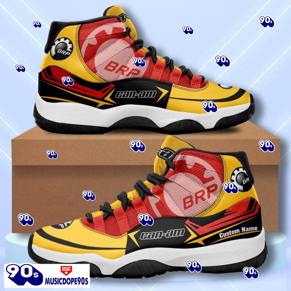 BRP Can Am Motor Custom Name Air Jordan 11 Sneakers Vintage Shoes BRP Can Am Motor Custom Name Air Jordan 11 Sneakers Vintage Shoes