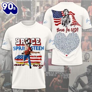 Bruce Springsteen 3D Apparel New…