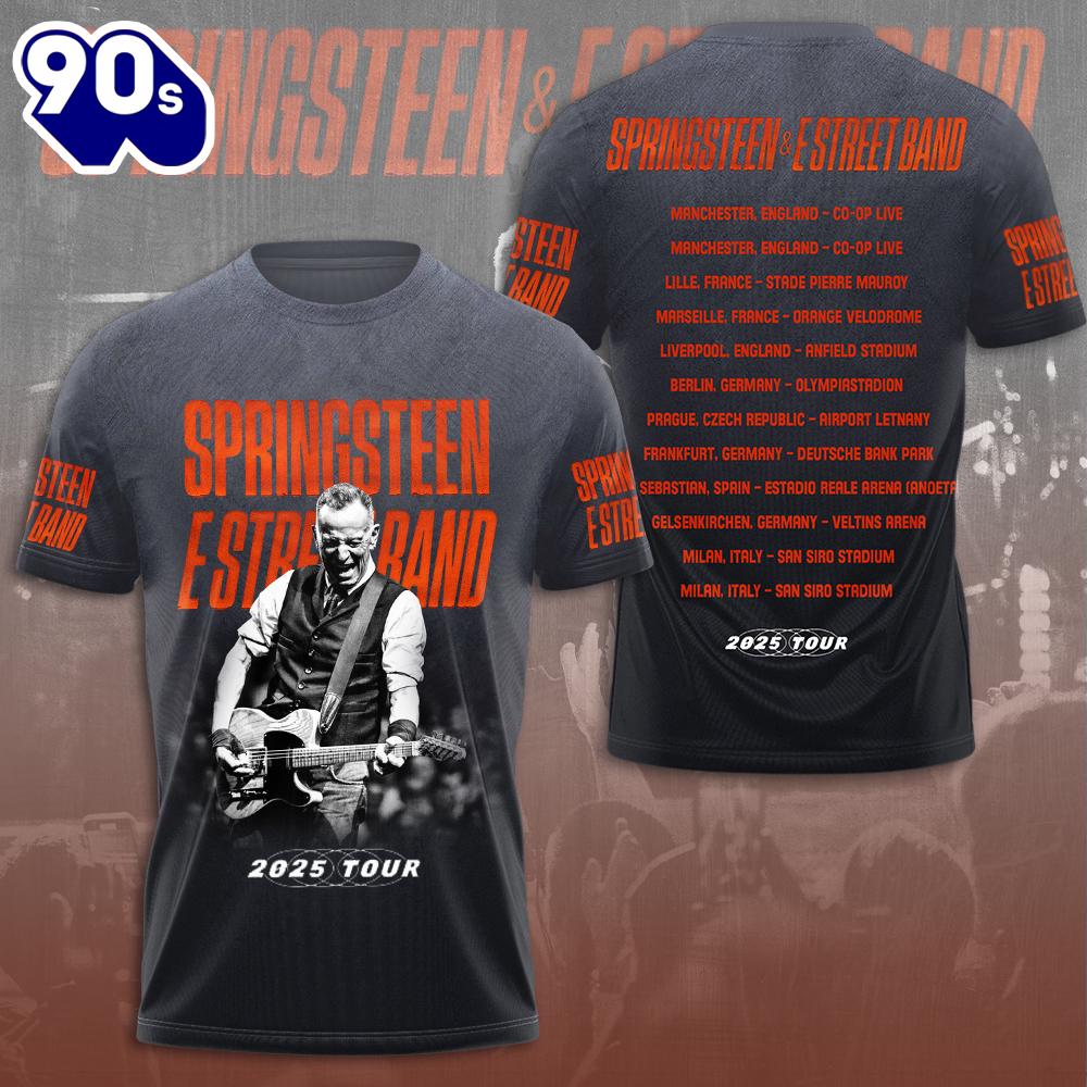 Bruce Springsteen 3D Apparel T-shirt For Fans Rock Music 3D Shirt Bruce Springsteen 3D Apparel T-shirt For Fans Rock Music 3D Shirt