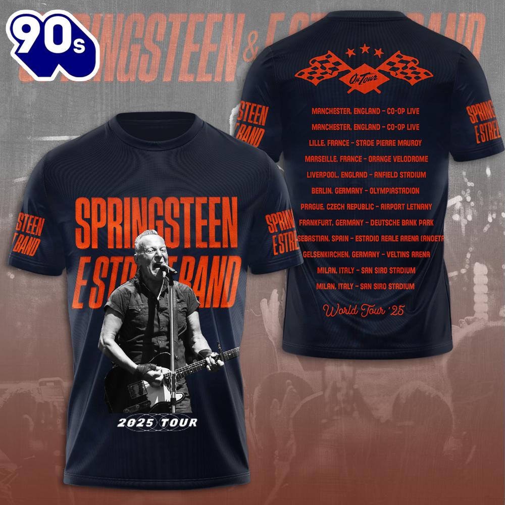 Bruce Springsteen 3D Apparel  T-shirt Trendding Rock Music 3D Shirt Bruce Springsteen 3D Apparel  T-shirt Trendding Rock Music 3D Shirt