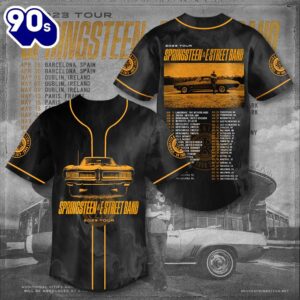 Bruce Springsteen Baseball Jersey  Gift For Fans