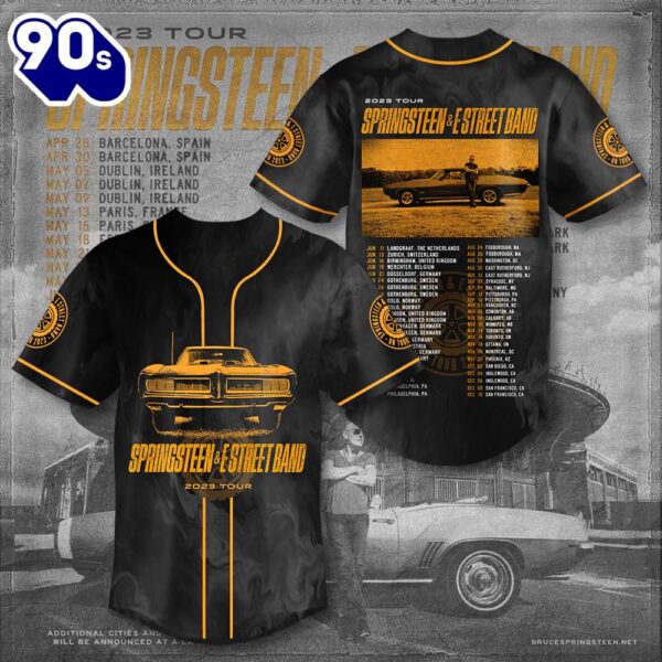 Bruce Springsteen Baseball Jersey  Gift For Fans
