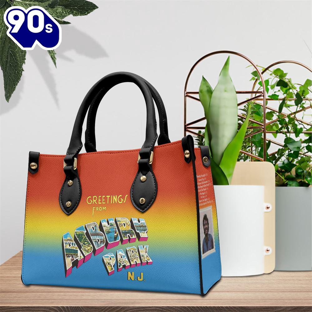 Bruce Springsteen Greatest Hits Leather HandBag Gift For Christmas Bruce Springsteen Greatest Hits Leather HandBag Gift For Christmas