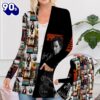 Bruce Springsteen Women’s Patch Pocket Cardigan For Fans