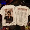 Bruno Mars The Romantic Tour 2026 Vintage 3D Shirt , Music New Design T Shirt