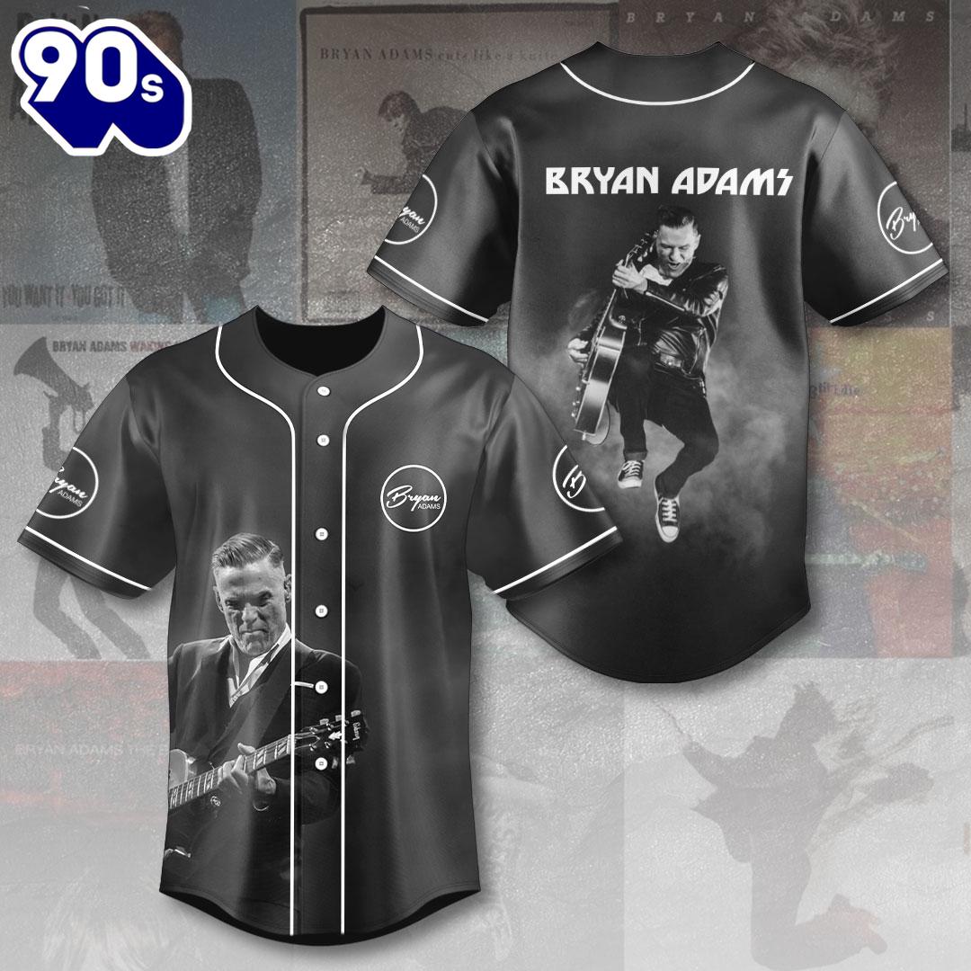 Bryan Adams Baseball Jersey Gift For Fans Bryan Adams Baseball Jersey Gift For Fans