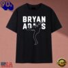 Bryan Adams Guitar Silhouette Graphic Vintage Rock T Shirt, Trending Music 2D Tee