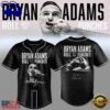 Bryan Adams Roll With The Punches Tour 2026 27 Signature Black Baseball Jersey, Music Fan Baseball Jersey