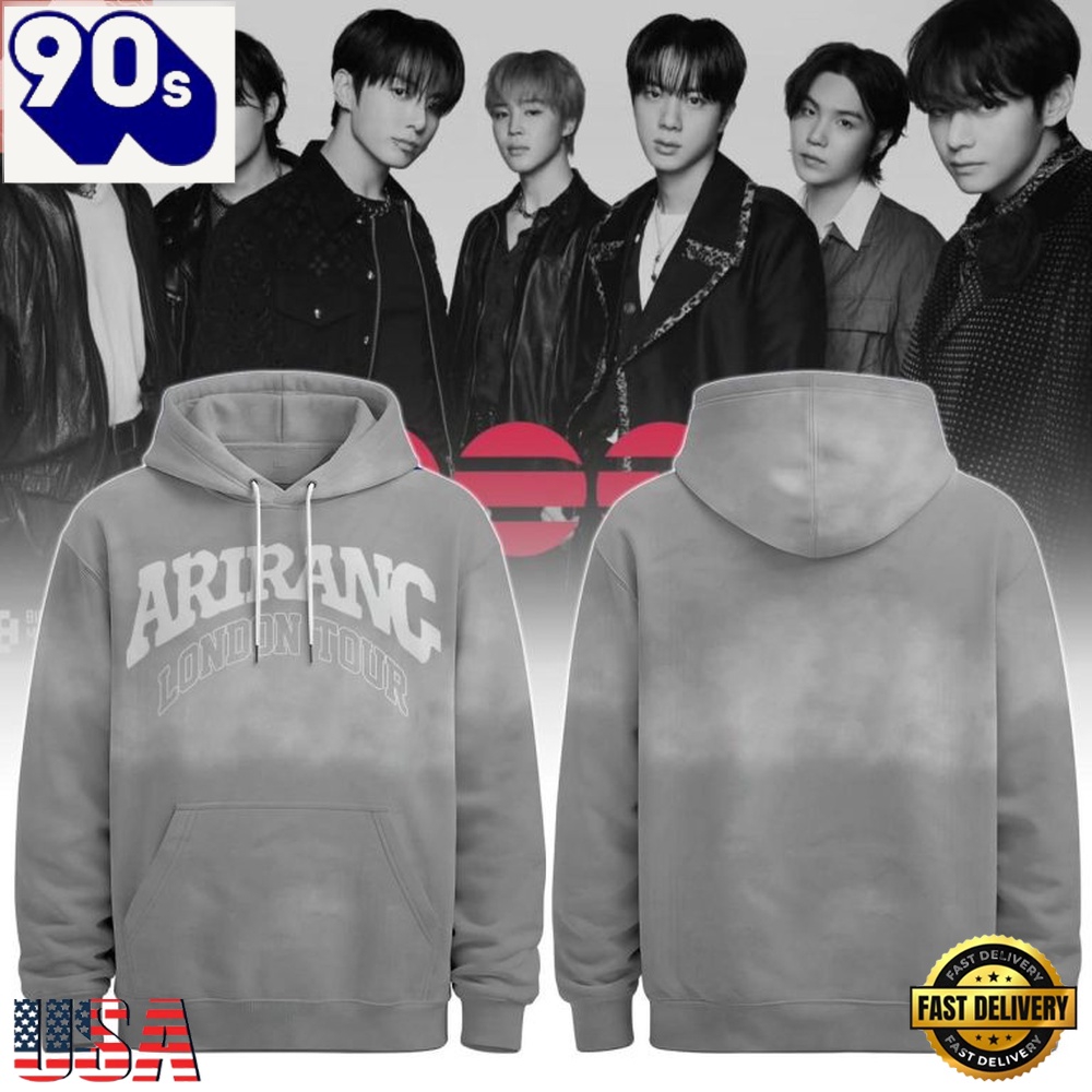 BTS Arirang World Tour 2026 London Edition Hoodie BTS Arirang World Tour 2026 London Edition Hoodie