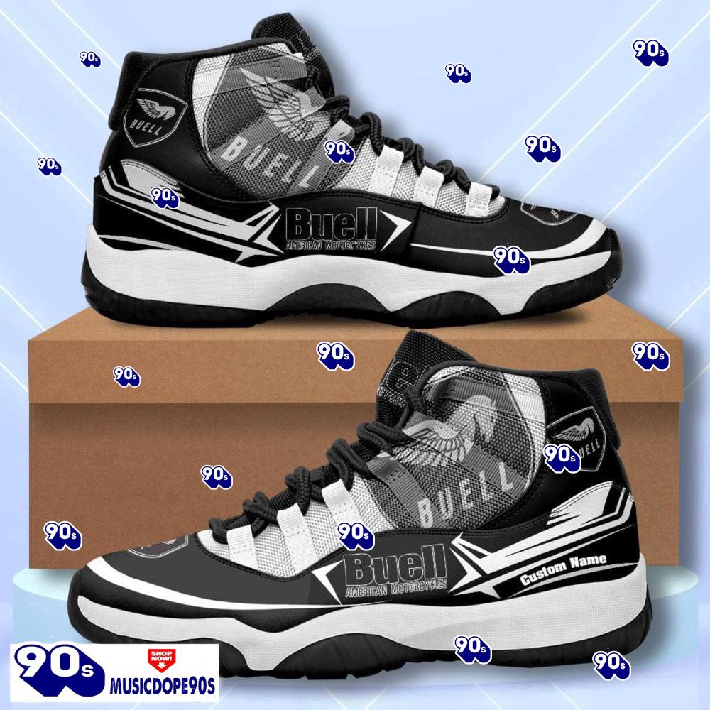 Buell American Motorcycles Custom Name Air Jordan 11 Sneakers Vintage Shoes Buell American Motorcycles Custom Name Air Jordan 11 Sneakers Vintage Shoes