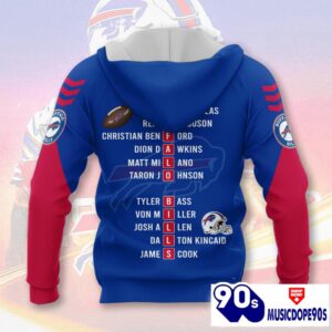 Buffalo Bills 2025 Super Bowl LIX Champions Normal Hoodie