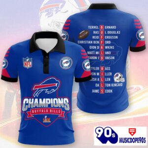 Buffalo Bills 2025 Super Bowl LIX Champions Normal Hoodie